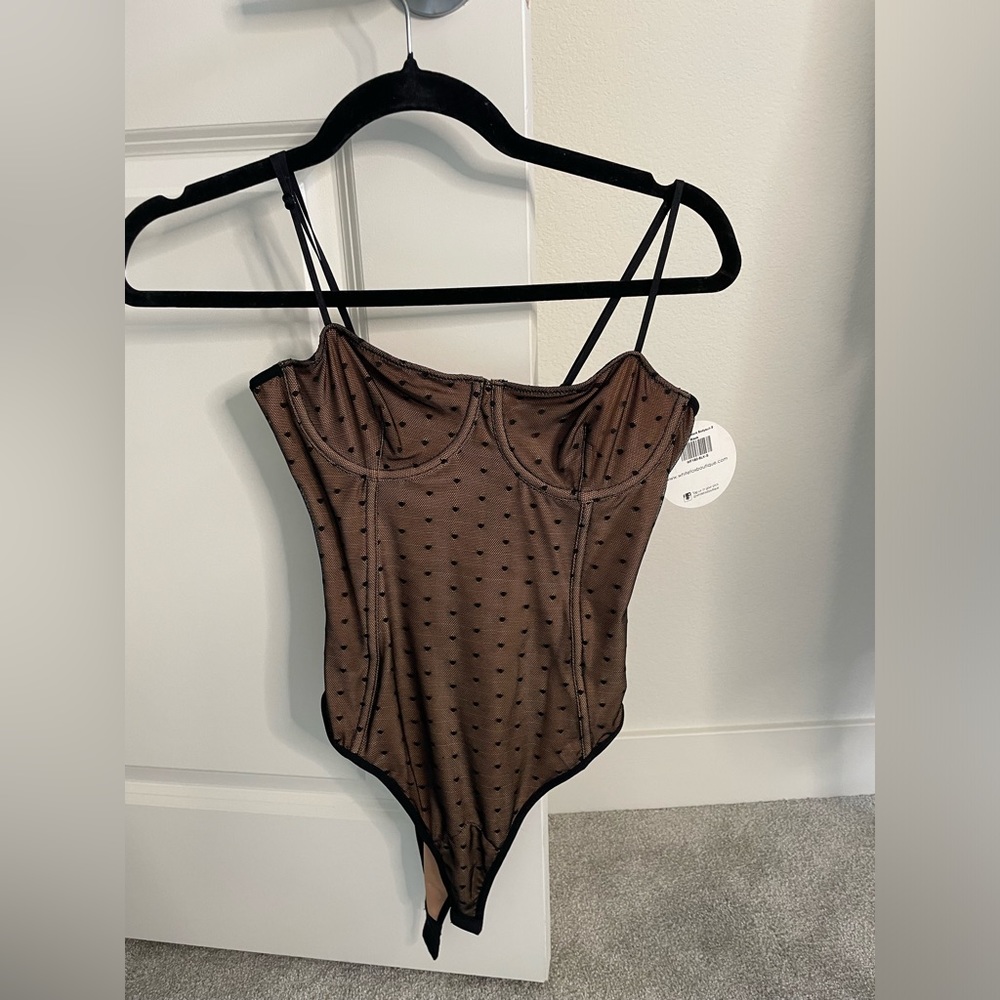 White fox body suit brand new